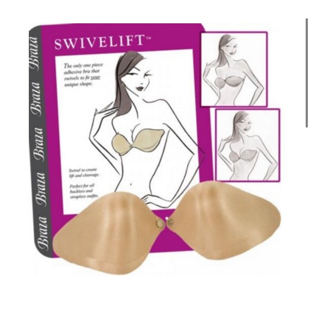 Braza Australian SWIVELIFT Adhesive Bra Nude- C S/7200‎ SEALED NOS